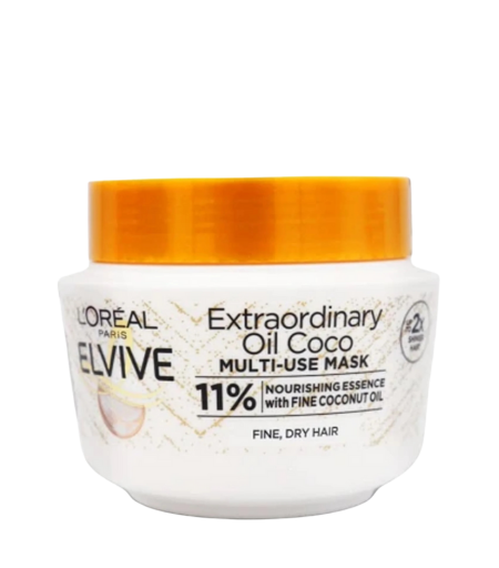 Loreal Elvive Extraordinary Oil Coco Multi Use Hair Mask | Normal to Dry Hair 300ml 