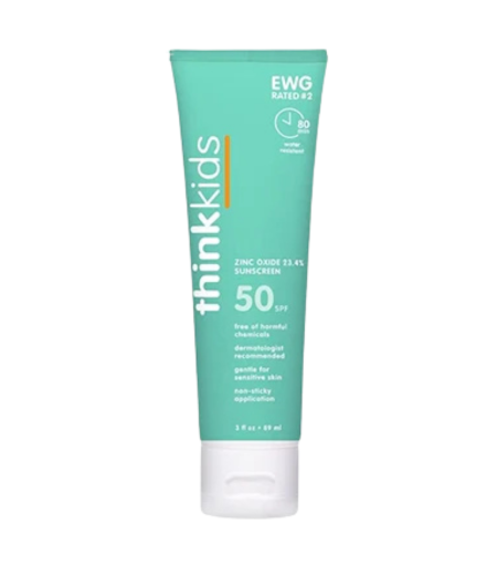 Thinkkids Zinc Oxide 20% Sunscreen SPF 50 89ml Mineral Sunscreen Sri Lanka