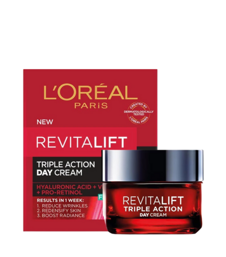 Loreal Revitalift Triple Action Day Cream 50ml Anti Aging Moisturizer Sri Lanka