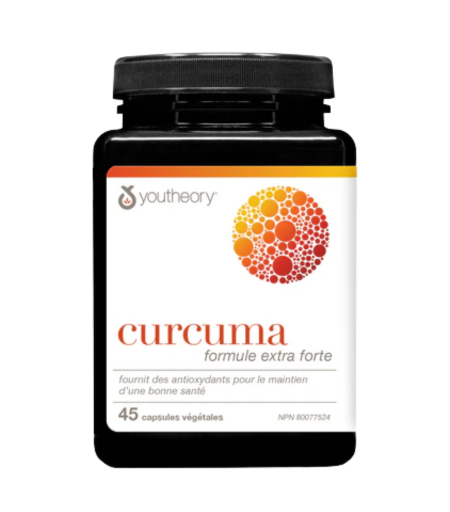 Youtheory Turmeric Extra Strength Formula 45 Capsules