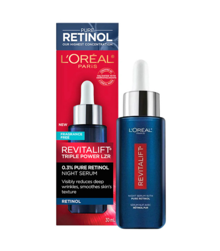 L’Oréal Paris Revitalift Triple Power LZR 0.3% Pure Retinol Night Serum 30ml Anti Aging Serum Sri Lanka