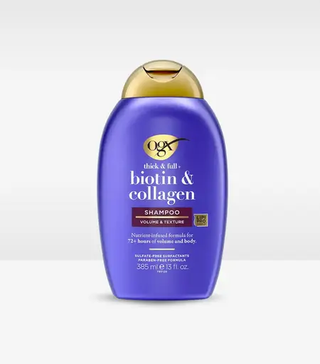 OGX Thick and Full Biotin and Collagen Shampoo 385ml Bottle