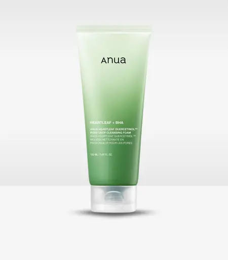 ANUA Heartleaf Quercetinol Pore Deep Cleansing Foam 150ml – Gentle BHA Face Wash for Acne-Prone Skin in Sri Lanka