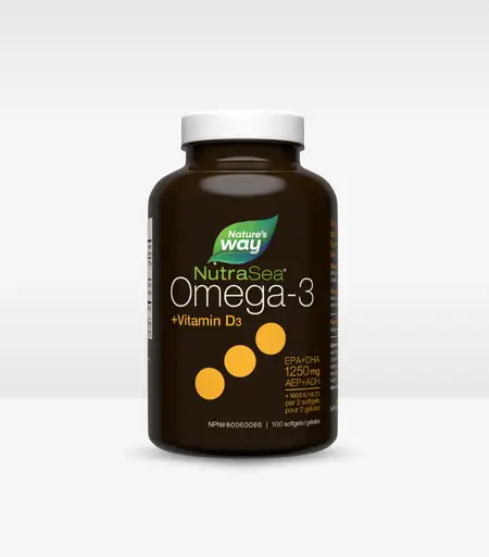 Nature's Way NutraSea Omega 3 + Vitamin D Softgels 150 Original Supplement Sri Lanka