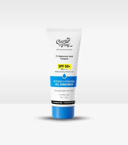 Chemist at Play Intensely Hydrating Gel Sunscreen SPF 50+ 45g
