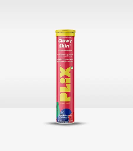 Plix Glowy Skin Bubbly Effervescent Tablets with 500 mg L-Glutathione Original Product in Sri Lanka