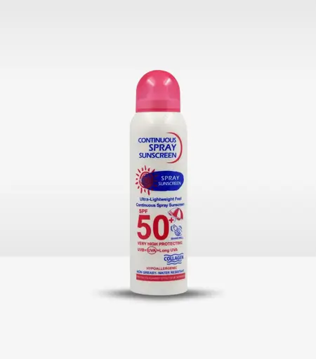 Wokali Continuous Spray Sunscreen SPF 50+ 230ml - Broad Spectrum Sun Protection