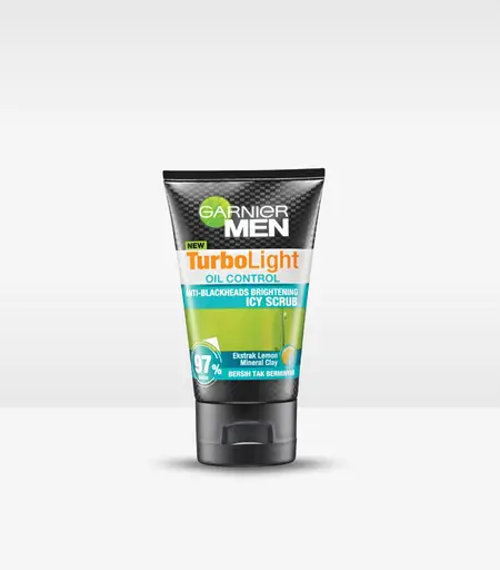 Garnier Men Oil Control Anti Blackheads Brightening Icy Scrub 100ml – Original Face Scrub in Sri Lanka