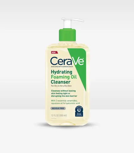 CeraVe Hydrating Foaming Oil Cleanser 355ml for Dry & Sensitive Skin – Watsans.lk