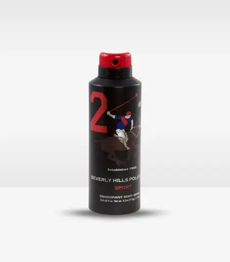 Beverly Hills Polo Club Sport Body Spray Black 175ml for Men Original Product Sri Lanka