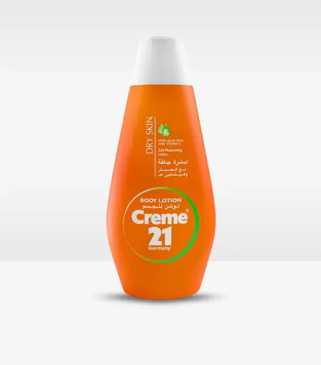 Creme 21 Body Lotion for Dry Skin with Aloe Vera and Vitamin E 400ml