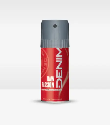 Denim Raw Passion Deodorant Body Spray 150ml – Long-Lasting Men’s Fragrance