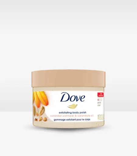 Dove Oatmeal & Calendula Oil Body Polish 298g – Original Exfoliating & Moisturizing Scrub in Sri Lanka
