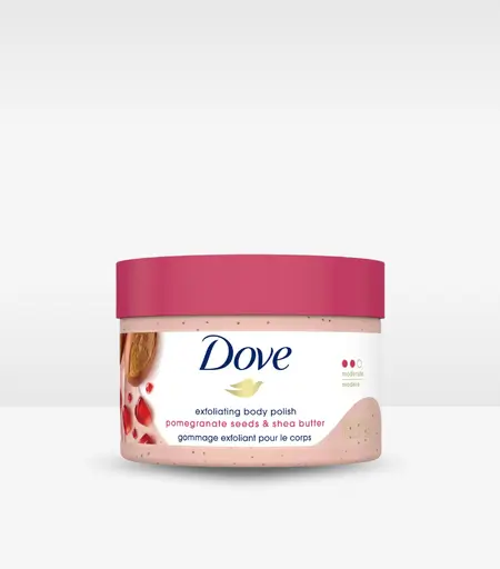 Dove Pomegranate Seeds & Shea Butter Exfoliating Body Polish 298g – Original Body Scrub in Sri Lanka