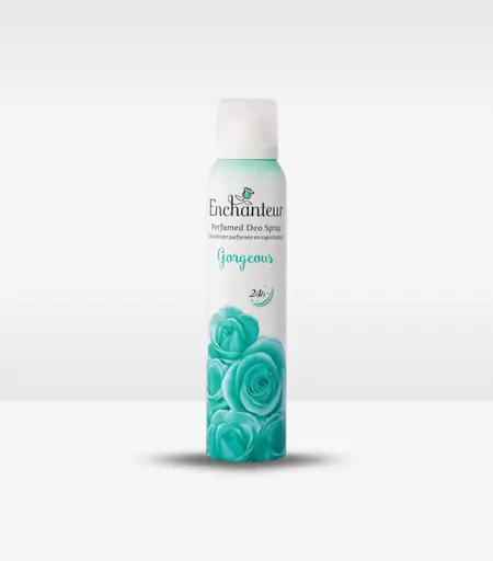 Enchanteur Gorgeous Perfumed Deodorant Body Spray 150ml – Long-Lasting Floral Fragrance Sri Lanka
