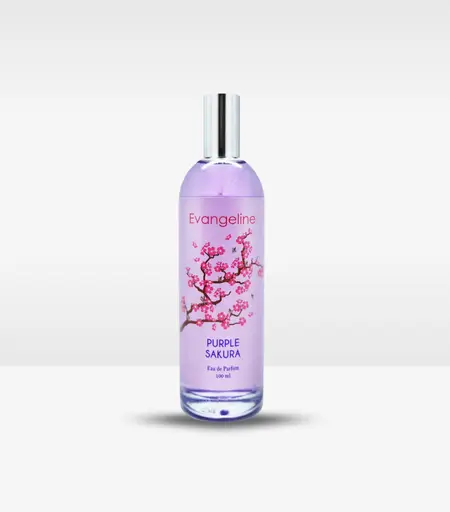 Evangeline Purple Sakura Perfume 100ml – Floral Fruity Long-Lasting Fragrance in Sri Lanka
