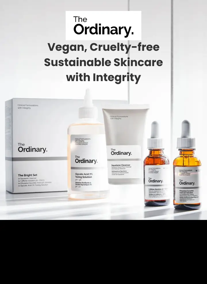 The Ordinary vegan and cruelty-free skincare products for sustainable and ethical skin care