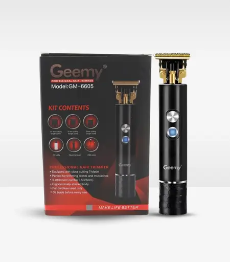 Geemy Professional Cordless Electric Rechargeable Hair Trimmer GM-6605