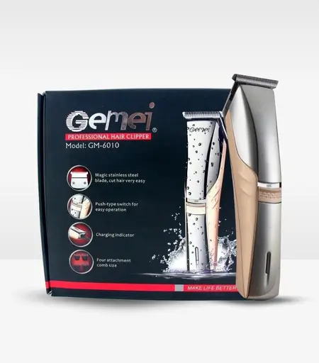 Gemei Professional Cordless Electric Rechargeable Hair & Beard Trimmer GM-6010