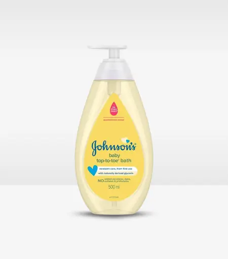 Johnsons Top to Toe Hair and Body Baby Bath 500ml