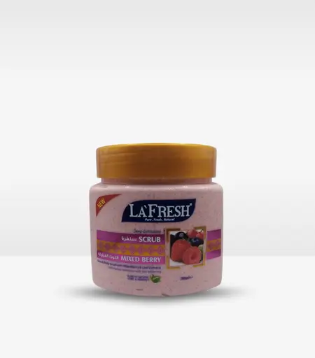 La Fresh Deep Exfoliating Mixed Berry Face & Body Scrub 500g