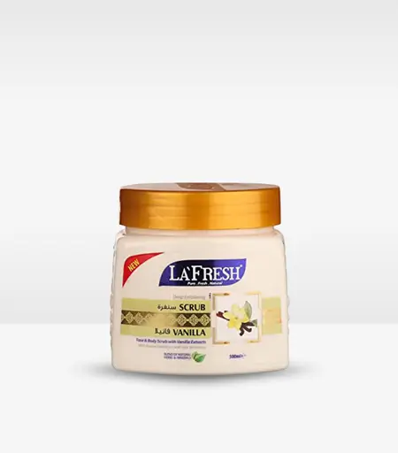 La Fresh Vanilla Face & Body Scrub 500ml