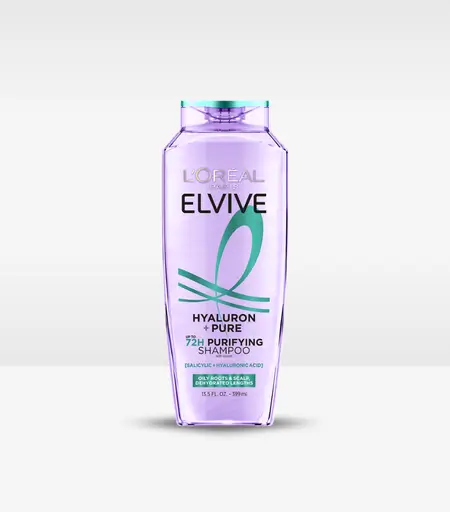 Loreal Elvive Hydra Pure 72H Purifying Shampoo 400ml front view – Buy online at Watsans.lk
