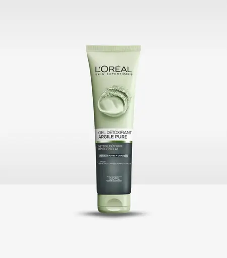 L’Oréal Skin Expert Pure Clay Detoxifying Gel Wash 150ml – Charcoal Face Cleanser in Sri Lanka