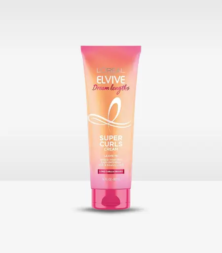 LO'real Dream Lengths Super Curls Cream 150ml – Curl Enhancing Leave-in Cream