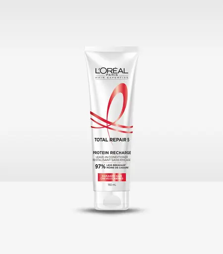 LO’real Total Repair 5 Protein Recharge Leave-In Conditioner 150ml – Repairing & Heat Protectant Hair Treatment Sri Lanka