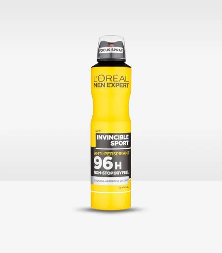 L’Oréal Men Expert Invincible Sport Anti-Perspirant 96H Spray 250ml – Original Men’s Deodorant in Sri Lanka
