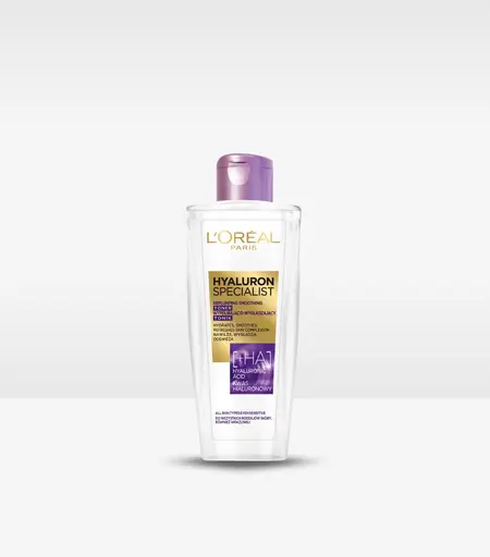 LOreal Paris Hyaluron Specialist Replumping Smoothing Toner 200ml – Hydrating Toner with Hyaluronic Acid
