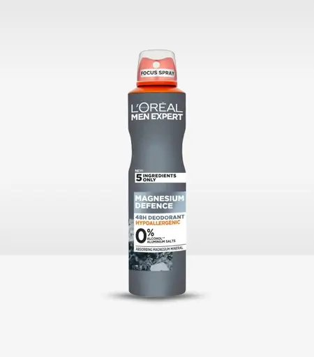 L’Oréal Men Expert Magnesium Defense Deodorant Spray 250ml – 48H Protection in Sri Lanka