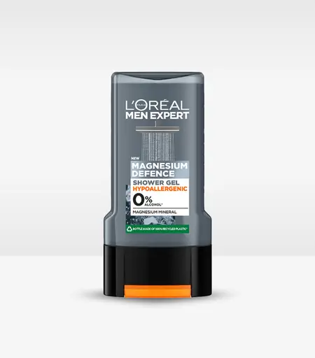 L'Oreal Men Expert Magnesium Defence Shower Gel 300ml – Sensitive Skin Body Wash