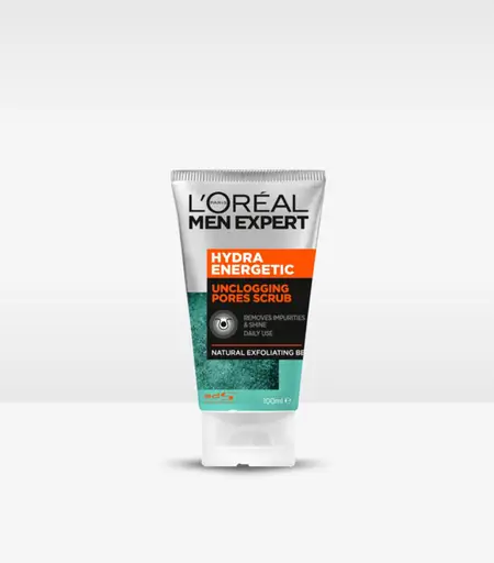 L’Oreal Men Expert Hydra Energetic Deep Exfoliating Face Scrub 100ml – Men’s Face Wash in Sri Lanka