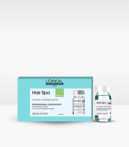 L’Oréal Professionnel Hair Spa Hydrating Concentrate 8ml x 6 – Original Hair Spa Treatment in Sri Lanka