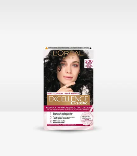L'Oreal Excellence Core 200 Black Brown 