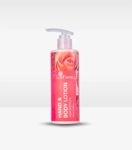 LuvEsence Rose Exotique Hand & Body Lotion 250ml – Moisturizing & Fragrant Body Lotion in Sri Lanka