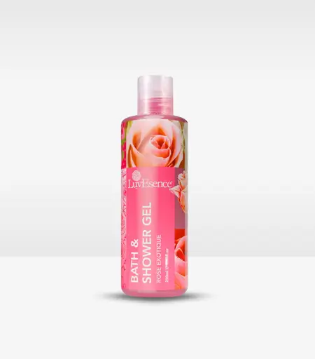 LuvEsence Rose Exotique Bath & Shower Gel 250ml – Best Bath Gel in Sri Lanka