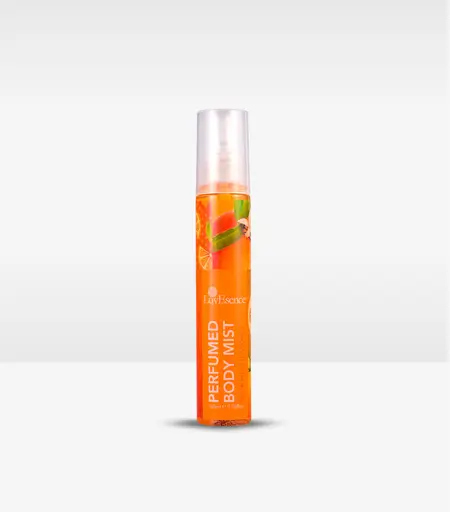 Alt Text: LuvEsence Mandarin Blossom Perfumed Body Mist 100ml – Refreshing Citrus Floral Body Mist in Sri Lanka
