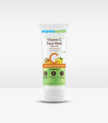 Mamaearth Vitamin C Face Wash with Vitamin C and Turmeric for Skin Illumination 100ml