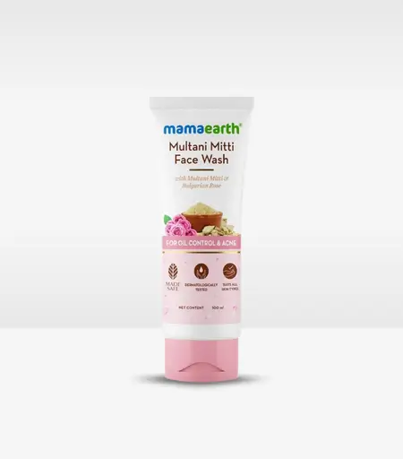 Mamaearth Multani Mitti Face Wash 100ml – Oil Control & Acne Face Wash Sri Lanka