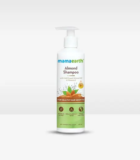 Mamaearth Almond Shampoo With Vitamin E 250ml