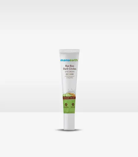 Mamaearth Bye Bye Dark Circles Eye Cream with Cucumber & Peptides for Dark Circles 20ml