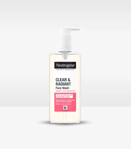 Neutrogena Clear and Radiant Face Wash 200ml for Normal Skin Sri Lanka