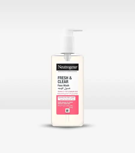 Neutrogena Fresh and Clear Face Wash with Vitamin C and 0.5% Salicylic Acid 200ml Original Product in Sri Lanka