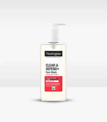 Neutrogena Clear & Defend 2% Salicylic Acid Face Wash 200ml