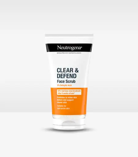 Neutrogena Clear and Defend Facial Scrub 150ml for Acne and Oily Skin Sri Lanka