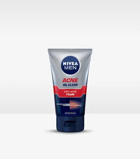 Nivea Men Acne Oil Clear Anti-Acne Foam 100g