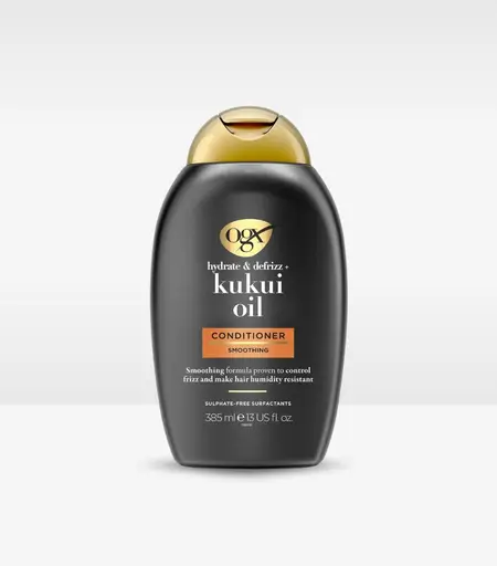 OGX Hydrate & Defrizz Kukui Oil Conditioner 385ml – Anti-Frizz Hair Conditioner